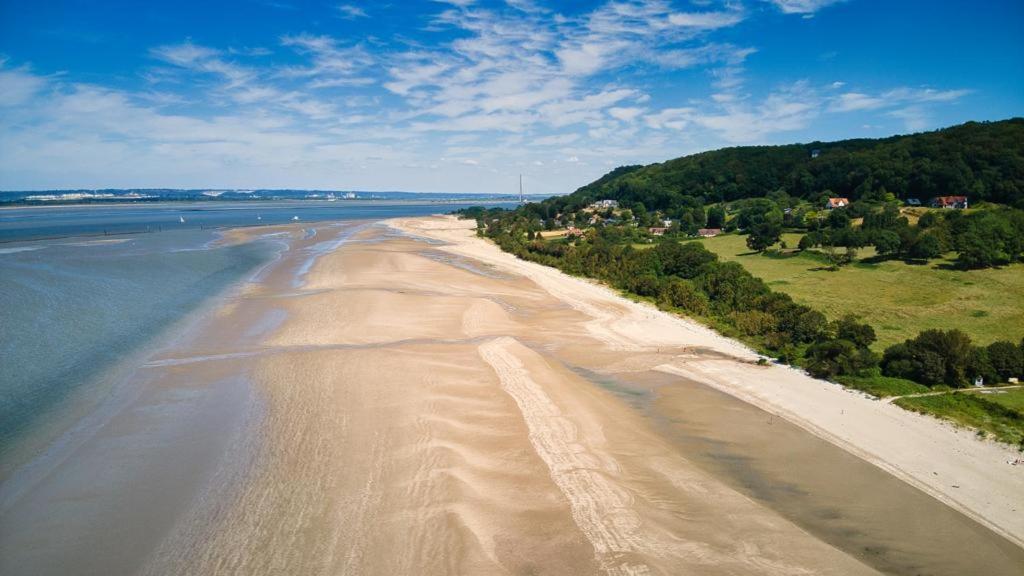 Le Bellevue - Beautiful Sea View Apartamento Honfleur Exterior foto